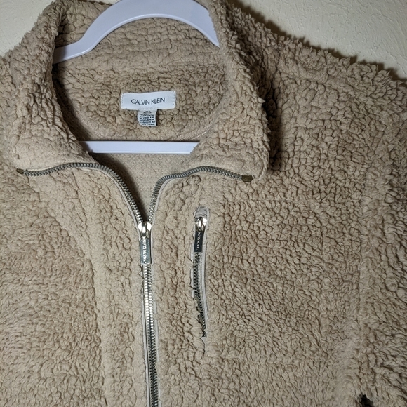 Calvin Klein full zip Sherpa jacket - Picture 3 of 8